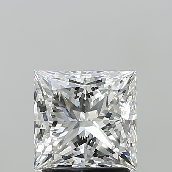 Loose 2.01 Carat F VVS2 IGI Certified Lab Grown Princess Diamonds