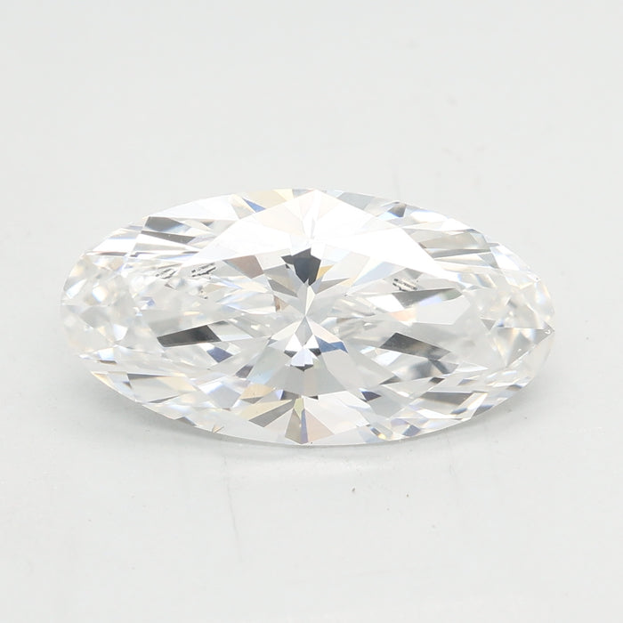 Loose 2.08 Carat E VVS2 IGI Certified Lab Grown Moval Diamonds