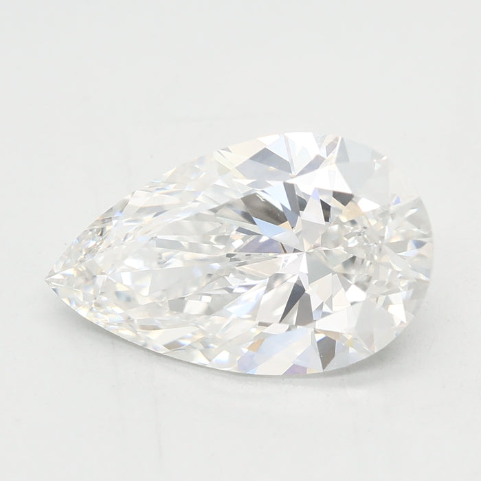 Loose 2.06 Carat F VVS2 IGI Certified Lab Grown Pear Diamonds