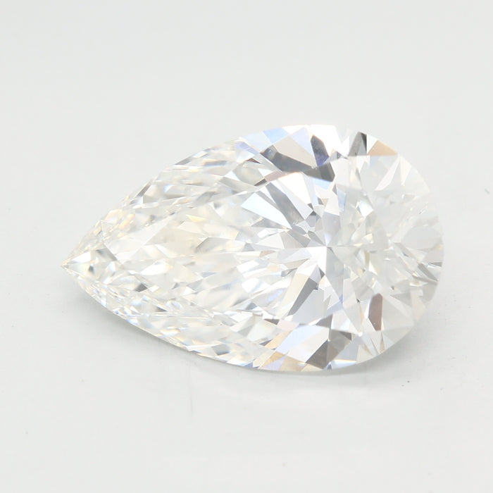 Loose 4.56 Carat F VVS2 IGI Certified Lab Grown Pear Diamonds