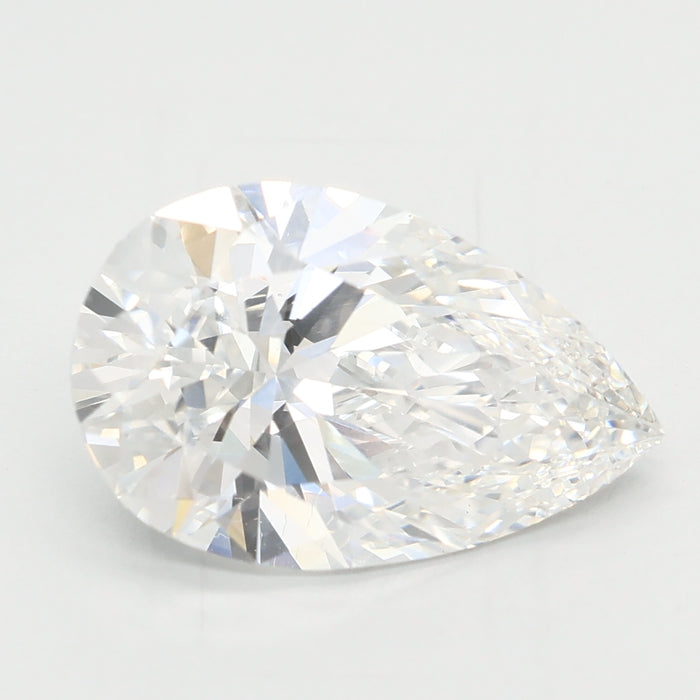 Loose 2.58 Carat E VVS2 IGI Certified Lab Grown Pear Diamonds