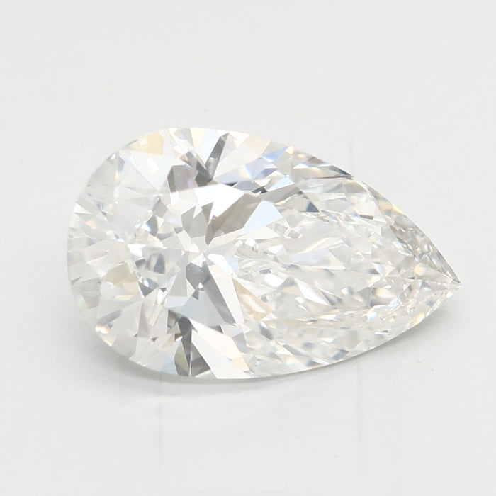 Loose 2.09 Carat F VVS2 IGI Certified Lab Grown Pear Diamonds
