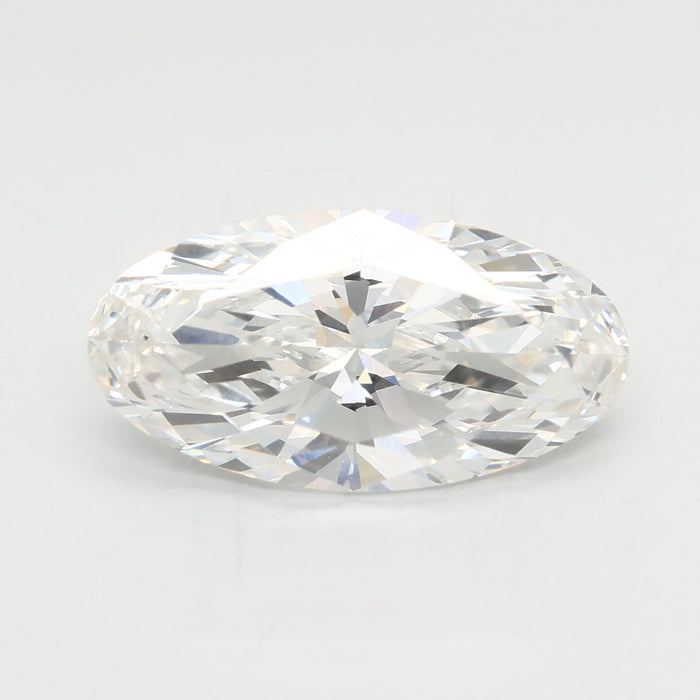 Loose 2.56 Carat F VVS2 IGI Certified Lab Grown Moval Diamonds