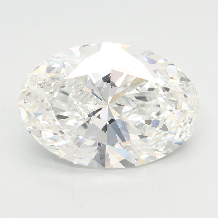 Loose 4.07 Carat F VVS2 IGI Certified Lab Grown Oval Diamonds