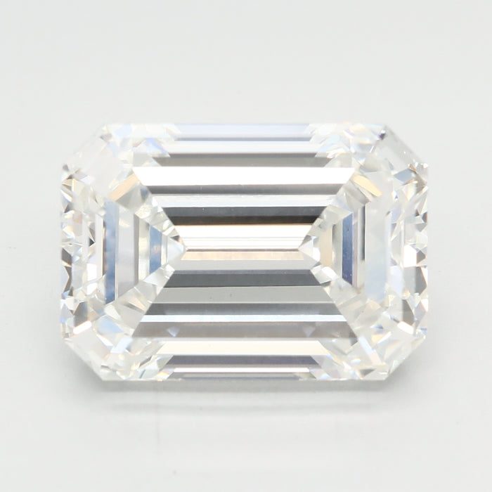 Loose 5.09 Carat F VVS2 IGI Certified Lab Grown Emerald Diamonds