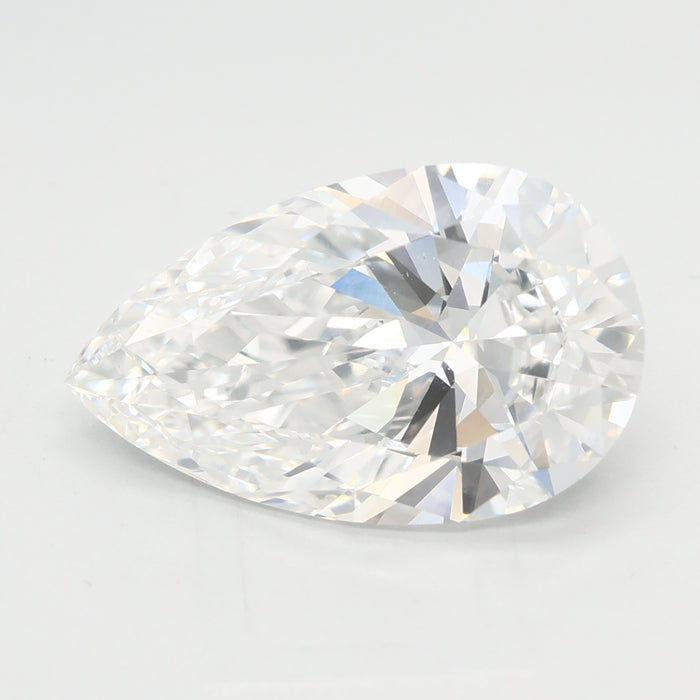 Loose 4.02 Carat E VVS2 IGI Certified Lab Grown Pear Diamonds