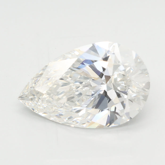 Loose 3.02 Carat F VVS1 IGI Certified Lab Grown Pear Diamonds