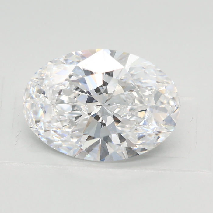 Loose 3.05 Carat D VVS1 IGI Certified Lab Grown Oval Diamonds