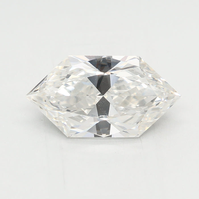Loose 1.51 Carat F VVS2 IGI Certified Lab Grown Hexagon Diamonds