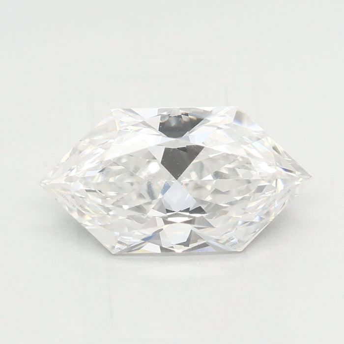 Loose 1.54 Carat E VS1 IGI Certified Lab Grown Hexagon Diamonds