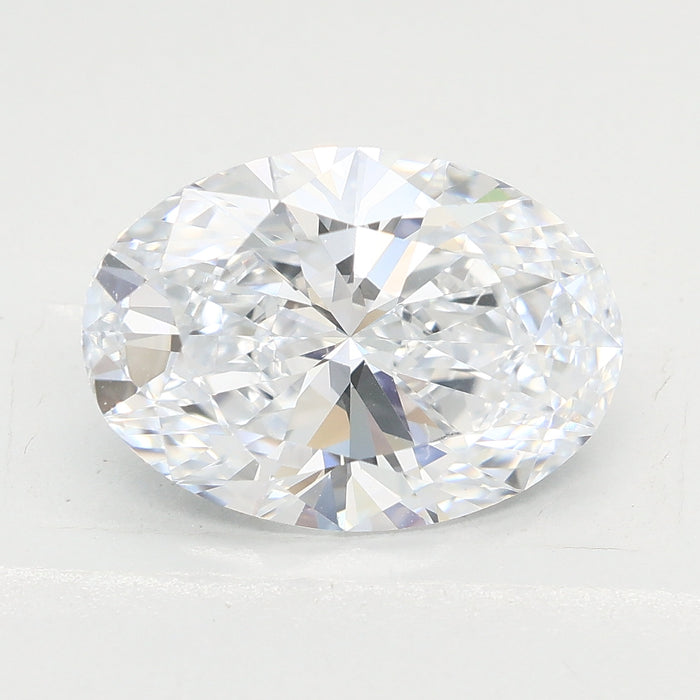 Loose 2.55 Carat D VVS1 IGI Certified Lab Grown Oval Diamonds