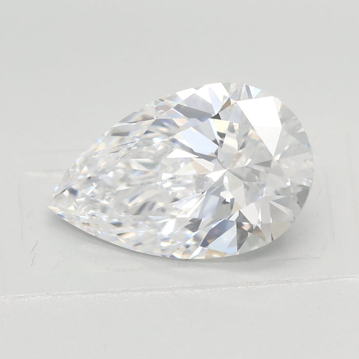 Loose 2.55 Carat D VVS1 IGI Certified Lab Grown Pear Diamonds