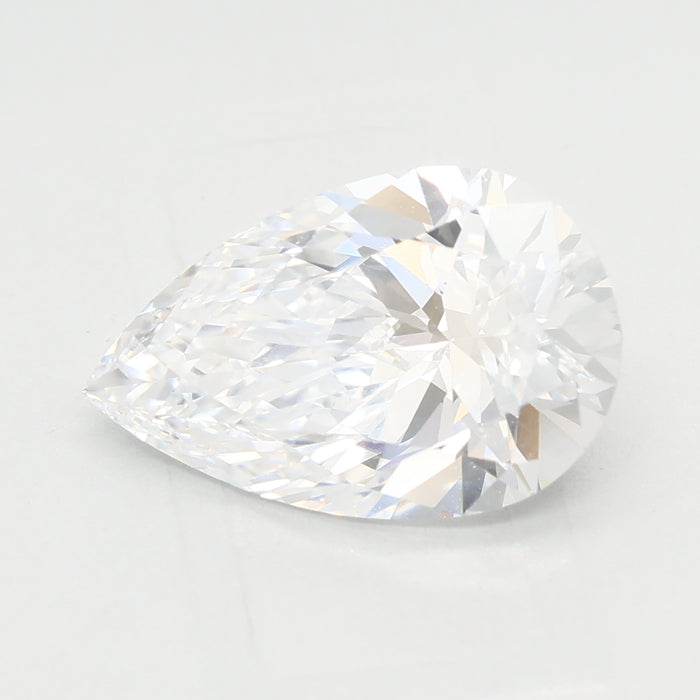 Loose 2.03 Carat D FL IGI Certified Lab Grown Pear Diamonds