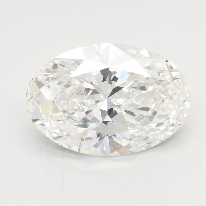 Loose 2.59 Carat F VVS1 IGI Certified Lab Grown Oval Diamonds
