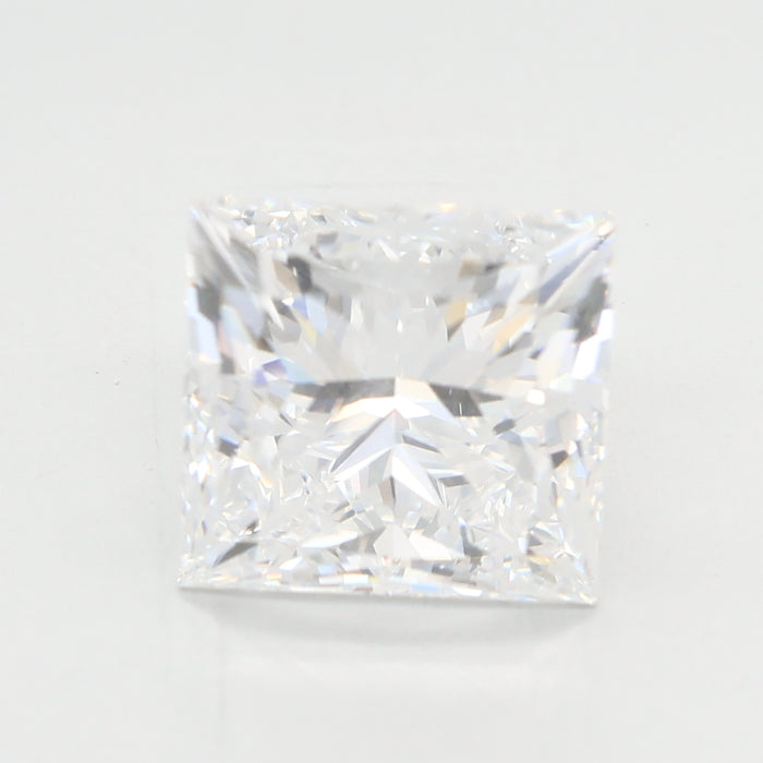 Loose 3.04 Carat D FL IGI Certified Lab Grown Princess Diamonds