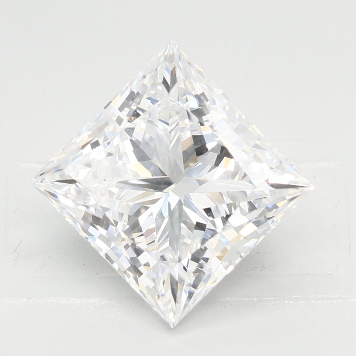 Loose 3.09 Carat D VVS1 IGI Certified Lab Grown Princess Diamonds