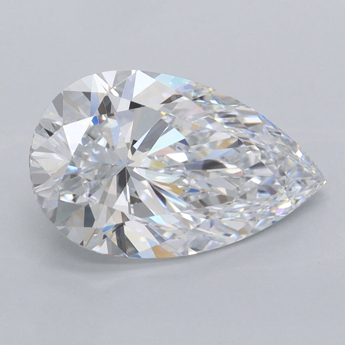 Loose 2.29 Carat D FL IGI Certified Lab Grown Pear Diamonds