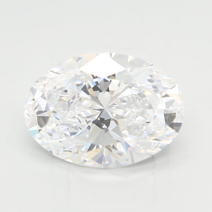 Loose 2.5 Carat D FL IGI Certified Lab Grown Oval Diamonds