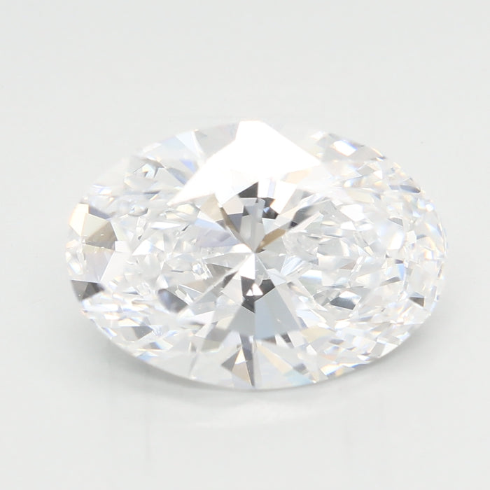 Loose 2.55 Carat D FL IGI Certified Lab Grown Oval Diamonds