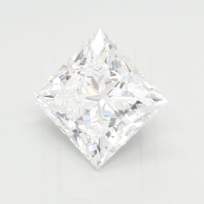 Loose 2.08 Carat D VVS2 IGI Certified Lab Grown Princess Diamonds