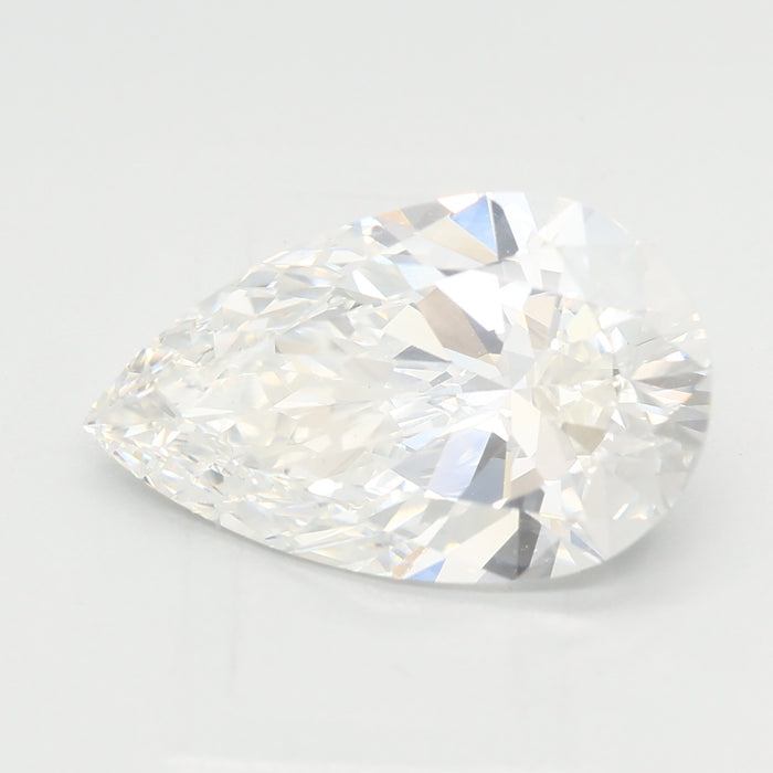 Loose 2.9 Carat F VVS2 IGI Certified Lab Grown Pear Diamonds