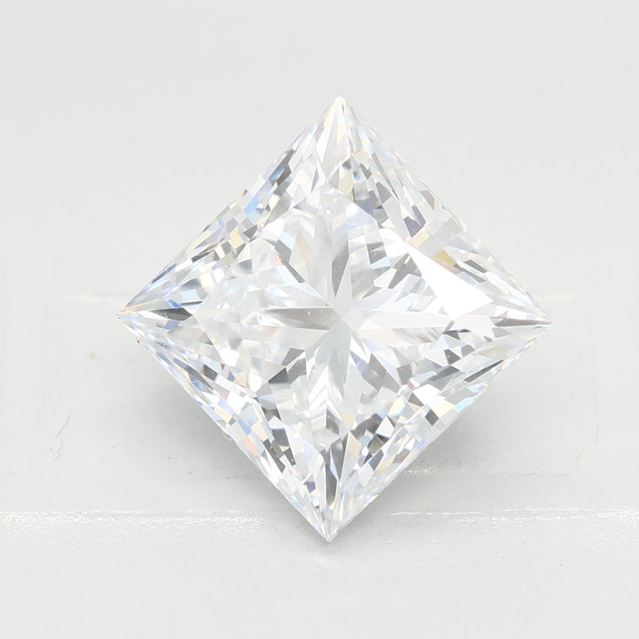 Loose 3.04 Carat D VVS1 IGI Certified Lab Grown Princess Diamonds