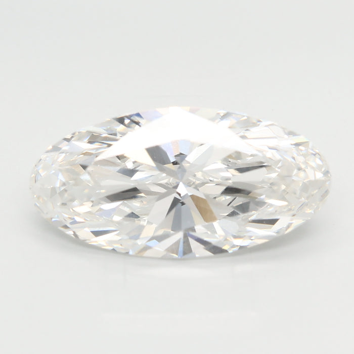 Loose 4.04 Carat F VVS2 IGI Certified Lab Grown Moval Diamonds