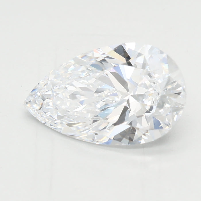 Loose 1.59 Carat D FL IGI Certified Lab Grown Pear Diamonds