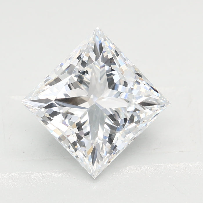 Loose 2.55 Carat D VVS1 IGI Certified Lab Grown Princess Diamonds