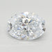 Loose 2.5 Carat D VVS1 IGI Certified Lab Grown Oval Diamonds
