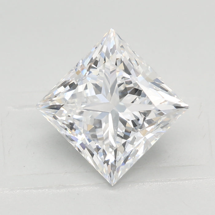 Loose 2.55 Carat D VVS1 IGI Certified Lab Grown Princess Diamonds