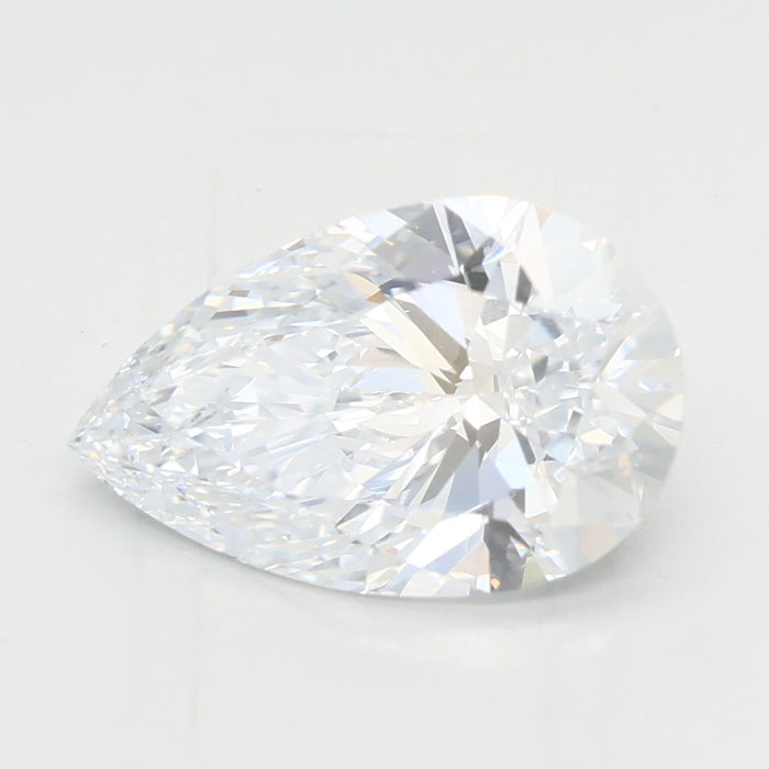 Loose 1.59 Carat E FL IGI Certified Lab Grown Pear Diamonds