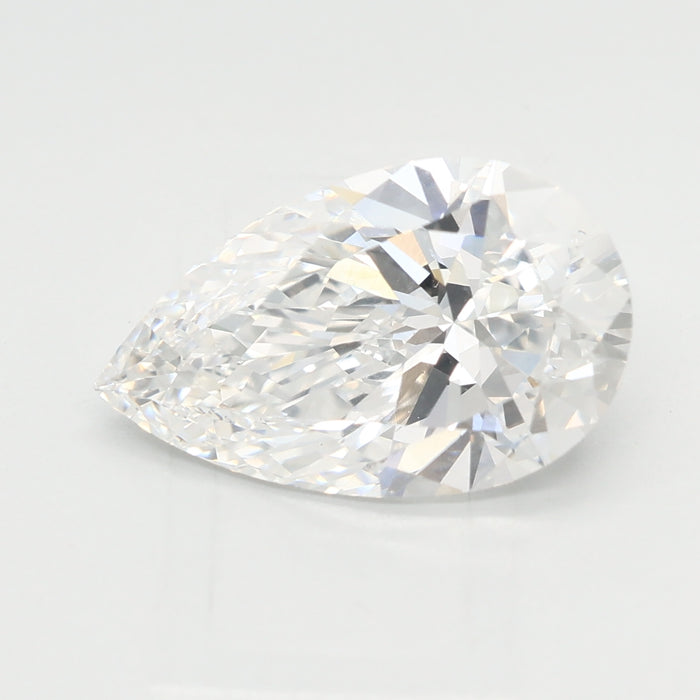 Loose 2.55 Carat E VVS2 IGI Certified Lab Grown Pear Diamonds