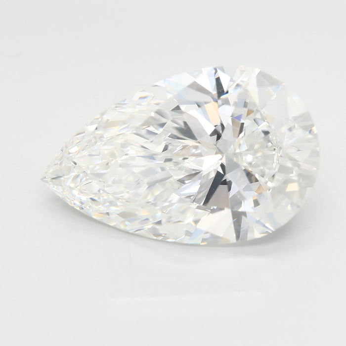 Loose 5.05 Carat F VVS2 IGI Certified Lab Grown Pear Diamonds