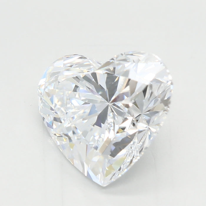 Loose 2.51 Carat E VVS1 IGI Certified Lab Grown Heart Diamonds