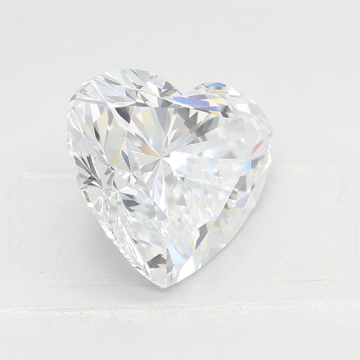 Loose 2.5 Carat D VVS1 IGI Certified Lab Grown Heart Diamonds