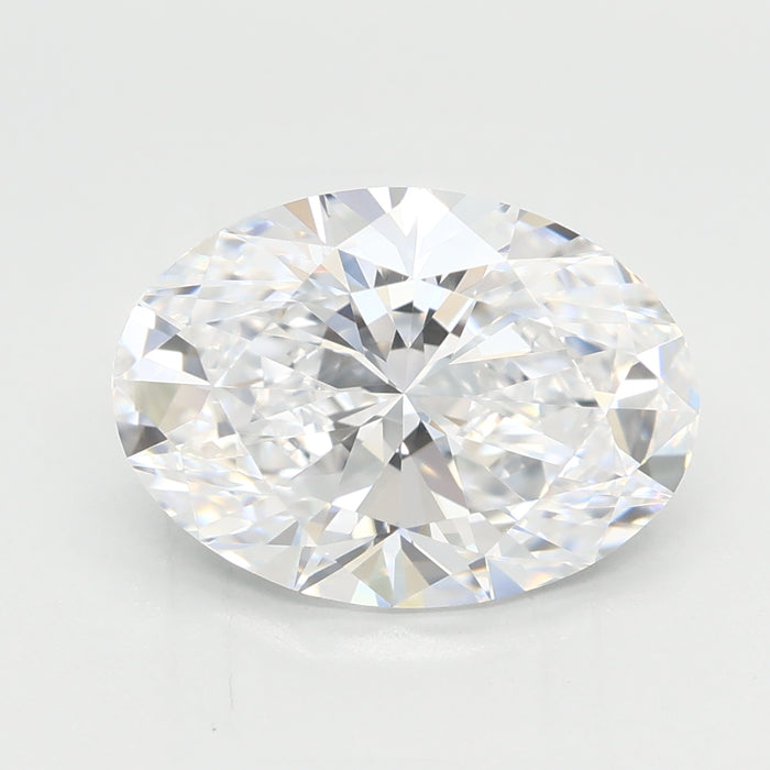 Loose 2.57 Carat D VVS1 IGI Certified Lab Grown Oval Diamonds