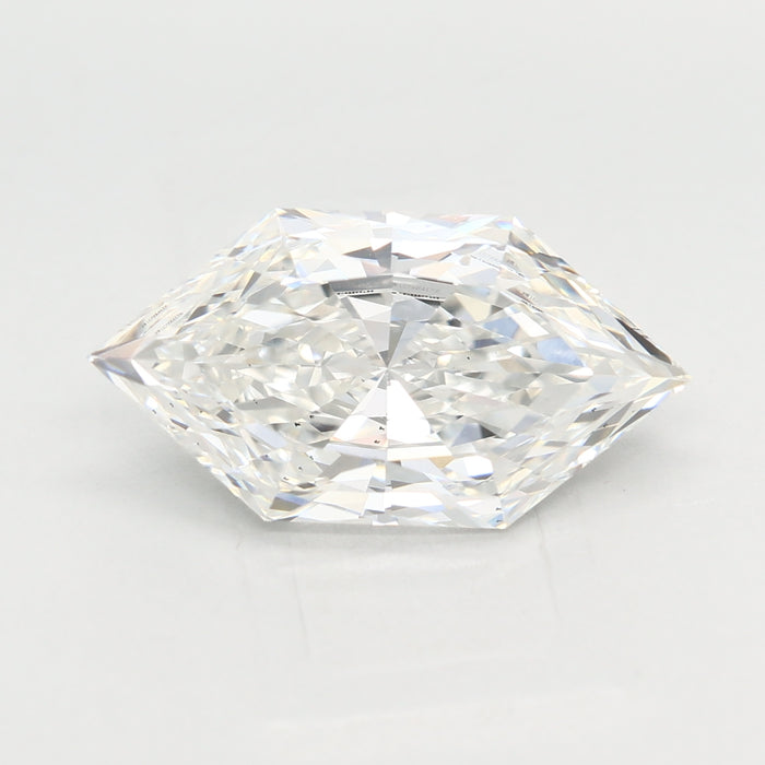 Loose 2.55 Carat E VS1 IGI Certified Lab Grown Hexagon Diamonds