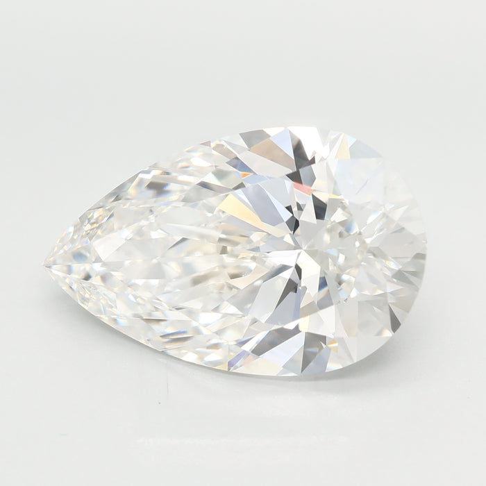 Loose 5.05 Carat F VVS2 IGI Certified Lab Grown Pear Diamonds