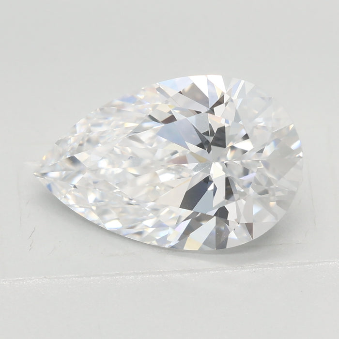 Loose 3.05 Carat D VVS1 IGI Certified Lab Grown Pear Diamonds