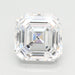 Loose 4.02 Carat D VVS2 IGI Certified Lab Grown Asscher Diamonds