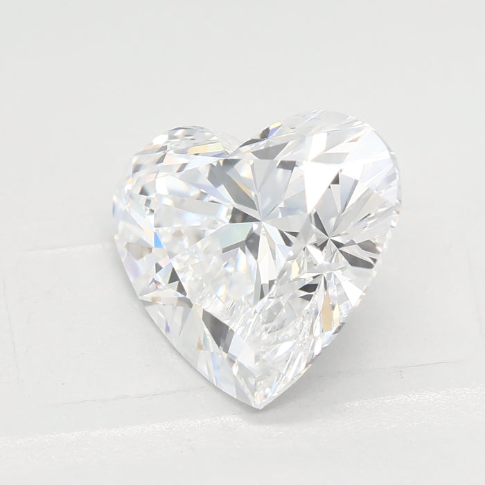 Loose 2.5 Carat D IF IGI Certified Lab Grown Heart Diamonds