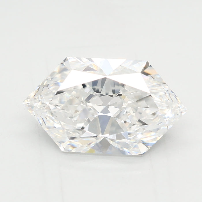 Loose 1.52 Carat D VS1 IGI Certified Lab Grown Hexagon Diamonds