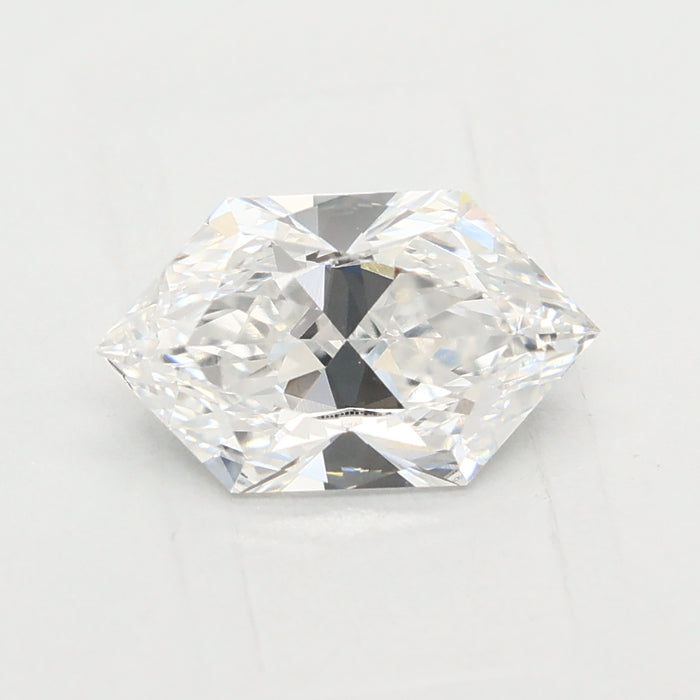 Loose 1.04 Carat E VVS2 IGI Certified Lab Grown Hexagon Diamonds