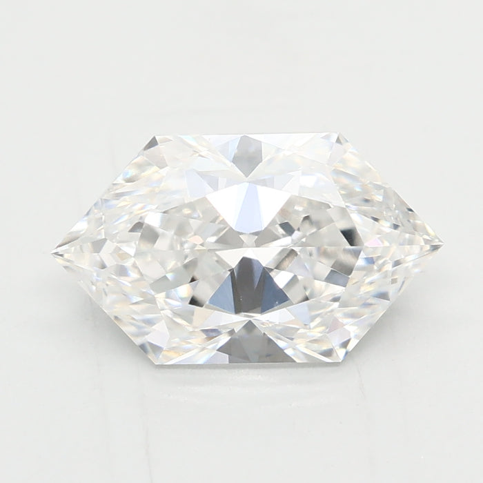Loose 1.53 Carat E VVS2 IGI Certified Lab Grown Hexagon Diamonds