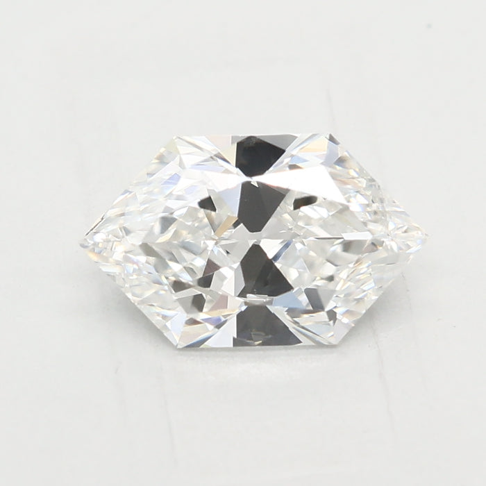 Loose 1.03 Carat E VVS1 IGI Certified Lab Grown Hexagon Diamonds