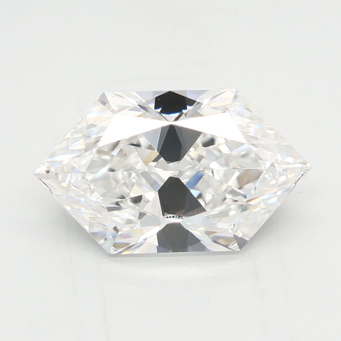 Loose 1.52 Carat D VVS2 IGI Certified Lab Grown Hexagon Diamonds