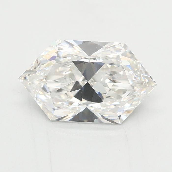 Loose 1.51 Carat F VVS2 IGI Certified Lab Grown Hexagon Diamonds
