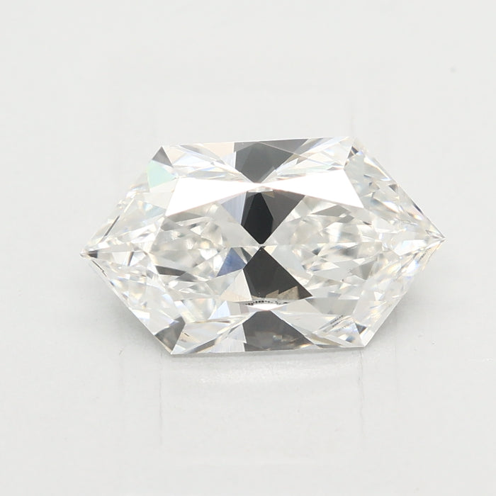Loose 1.54 Carat F VVS2 IGI Certified Lab Grown Hexagon Diamonds