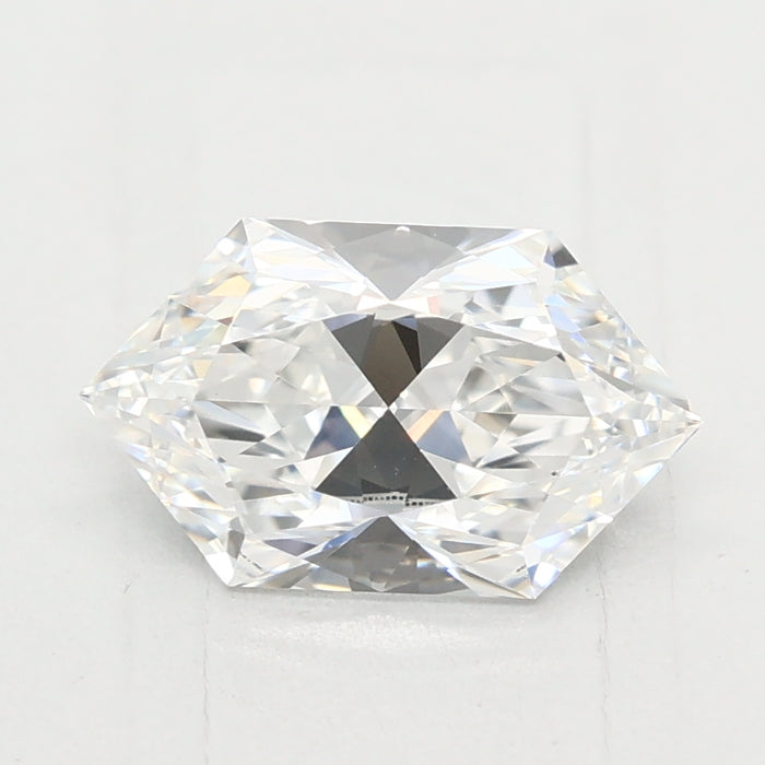 Loose 1.01 Carat D VVS2 IGI Certified Lab Grown Hexagon Diamonds